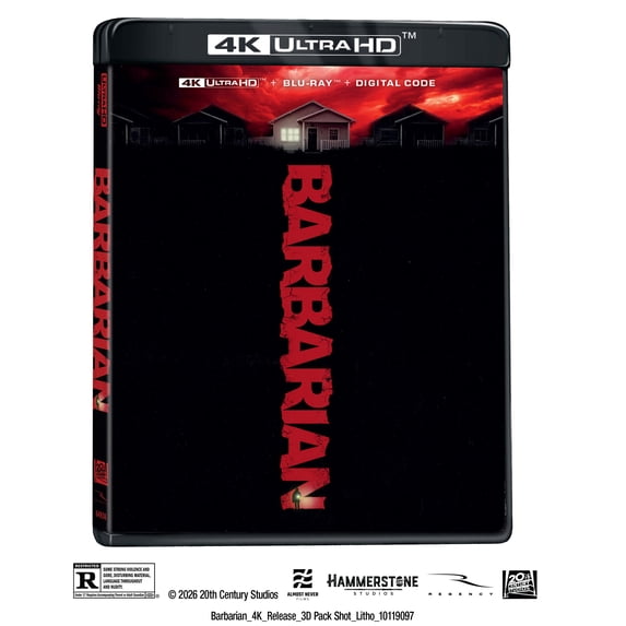 Barbarian (4K Ultra HD + Blu-ray + Digital Copy) 20th Century Studios, Thriller, Horror