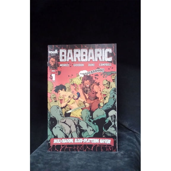 Pre-Owned Barbaric #1 Fourth Print Cover 2021 Vault Comics Comic Book