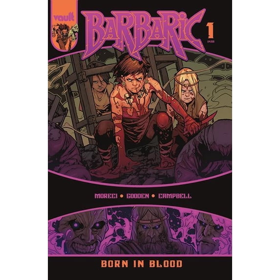 Collectible Barbaric Born In Blood #1 (of 3) Cvr A Nathan Gooden Bundle Of 25 (free) (net) Vault Comics Comic Book