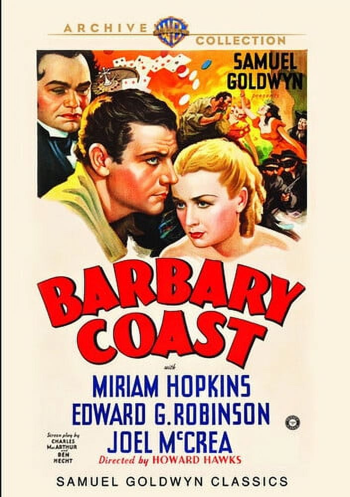 Barbary Coast (DVD), Warner Archives, Action & Adventure