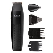 Barbasol All-In-One Mens Grooming, 7 Pc Beard Trimmer, Ear and Nose Trimmer, Cleaning Brush, T-Blade Trimmer, Trimmer, Comb