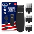 thumbnail image 1 of Barbasol Touch Up Beard Trimmer for Men w/ Stainless Steel Blades and 3 Guide Combs, Black, 1 of 11