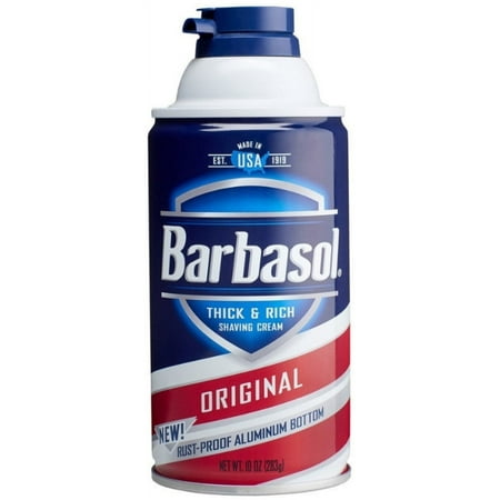 Barbasol Original Thick and Rich Cream Men Shaving Cream, 10 Ounce (Pack of 2)