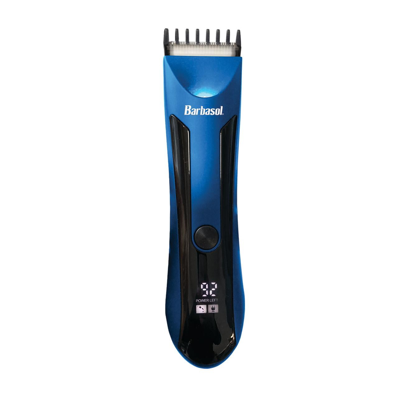 Barbasol Rechargeable Body Hair Trimmer, LCD Screen, Waterproof