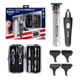 thumbnail image 1 of Barbasol All-in-One Grooming Set for Men, 15-Piece Travel Grooming Kit with T-Blade Trimmer, Ear and Nose Hair Trimmer, 4 Guide Combs, Manicure Tools and Travel Bag, 1 of 10