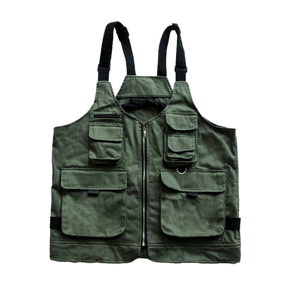 Barbecue Apron Portable Outdoor Camping Vest for Backpacking Garden Hiking A Green