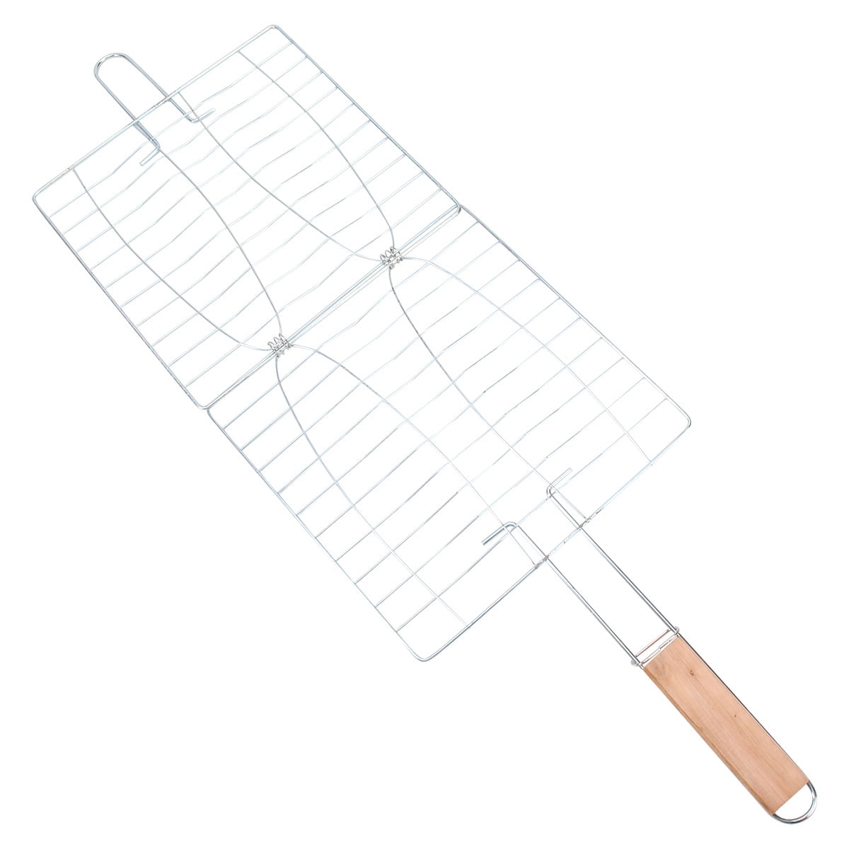 Barbecue BBQ Grill Basket Double Fish Grilling Basket