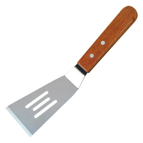 Barbecue Barbecue Tools Barbecue Shovels and Spatulas for Outdoor Grilling with Wooden Handle Stainless Steel Construction Kitchen Utensils for Frying Pizza and Fish