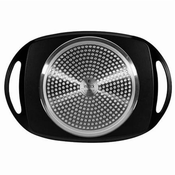 Barbecue Bergner Black Aluminium black Toughened aluminium (Ø 37 cm) (36,9 x 24,6 cm)