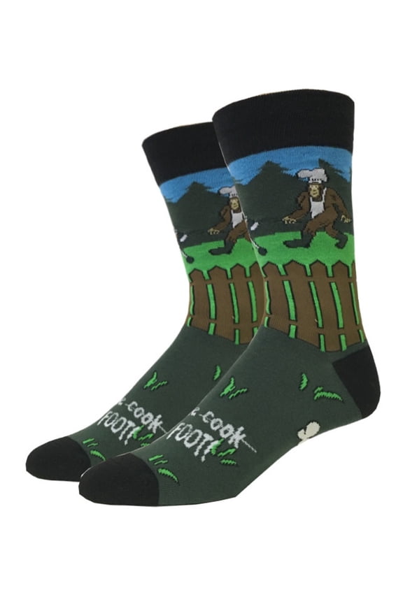 Barbecue Bigfoot One Size Fits Most Crew Socks
