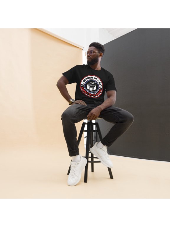 Barbecue Dinner Grilling BBQ Eater Barbecue Lover Graphic classic tee (Black, XL)