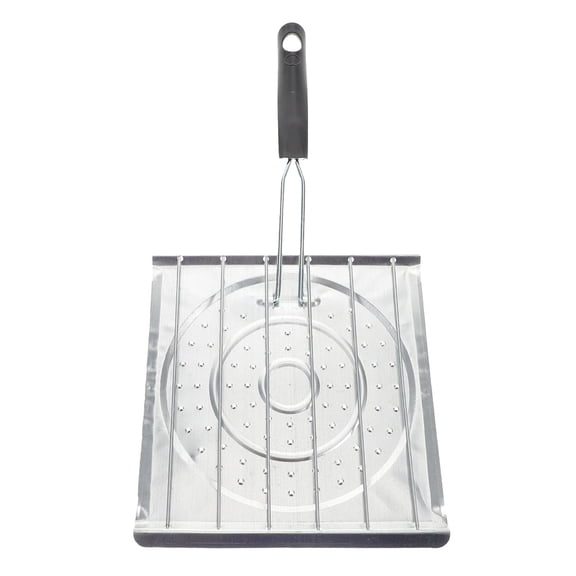 Barbecue Grill 1 Outdoor Handheld Toaster Alternative with Heat Handle and Cooking Rack for Camping and Outdoor Adventure