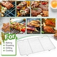 thumbnail image 1 of Barbecue Grill Accessories for Cooking and Baking Stainless Steel Rack and Baking Rack Heavy Duty Kitchen Oven Rack with 6 Sizes for Easy Cleaning and Dishwasher Safe, 1 of 7