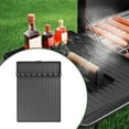 Barbecue Grill Mat Set Nonstick Grill Mat Mesh Snow Plow Heater Rubber