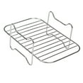 thumbnail image 1 of Barbecue Grill,Multi Layer Stainless Grill Square Air Fryer Rack Stackable Multi Layer Stainless Dehydrator Rack Square Air Fryer Accessories Instant Air Fryer, 1 of 5