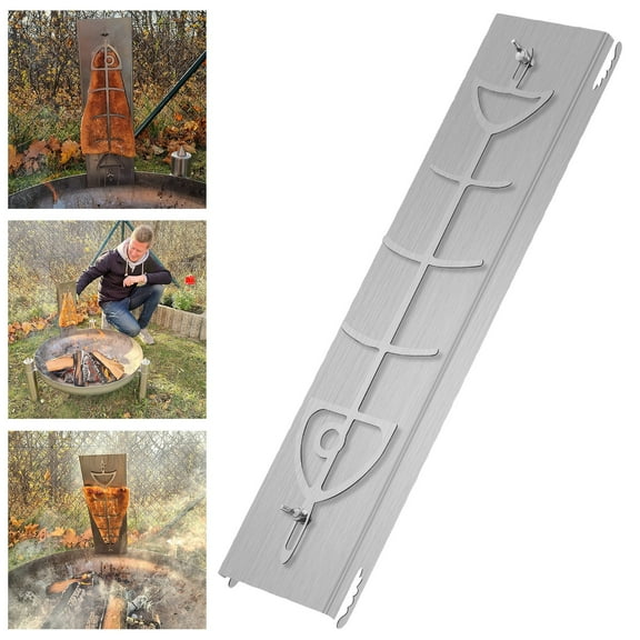 Barbecue Grill,Stainless Grilling Plate Non Stick BBQ Tray For Fish Veggies & Outdoor Cooking Lasts For Seasons Without Warping Or Absorbing Odors Like Wooden Alternatives