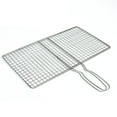 thumbnail image 1 of Barbecue Grilling Basket Grill BBQ Net Steak Meat Fish Veg Mesh Holder Tools, 1 of 8
