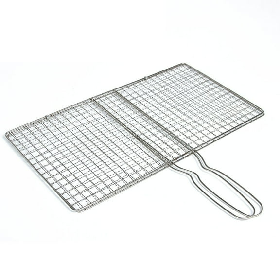 Barbecue Grilling Basket Grill BBQ Net Steak Meat Fish Veg Mesh Holder Tools