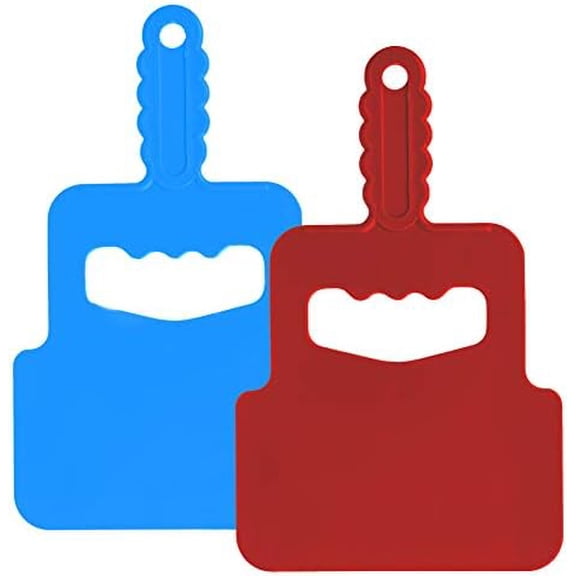 Barbecue Hand Fan - Manual Grill Hand Fan - Plastic Supporting Tool for Flame - Fan Hand for BBQ, Camping, Picnic, Outdoor Cooking, 2 Pcs$$Garden & Patio