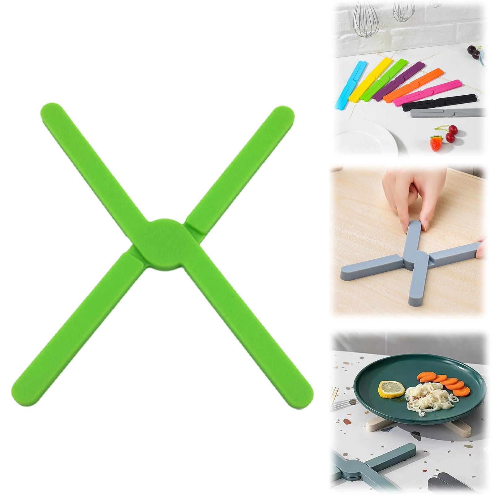 Barbecue Mat Bargain! Yueity Silicone Trivets for Hot Dishes Foldable