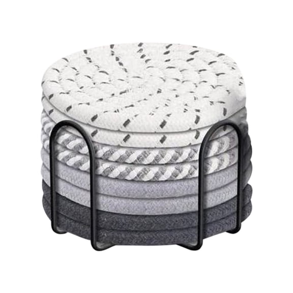Barbecue Mat, Ongmies Trivets for Hot Dishes 7 Inch Trivets for Hot Pots and Pans Pot Holders for Cooking and Baking Cotton Potholders Set Kitchen for New Home, Bbq Mat & Fire Mat