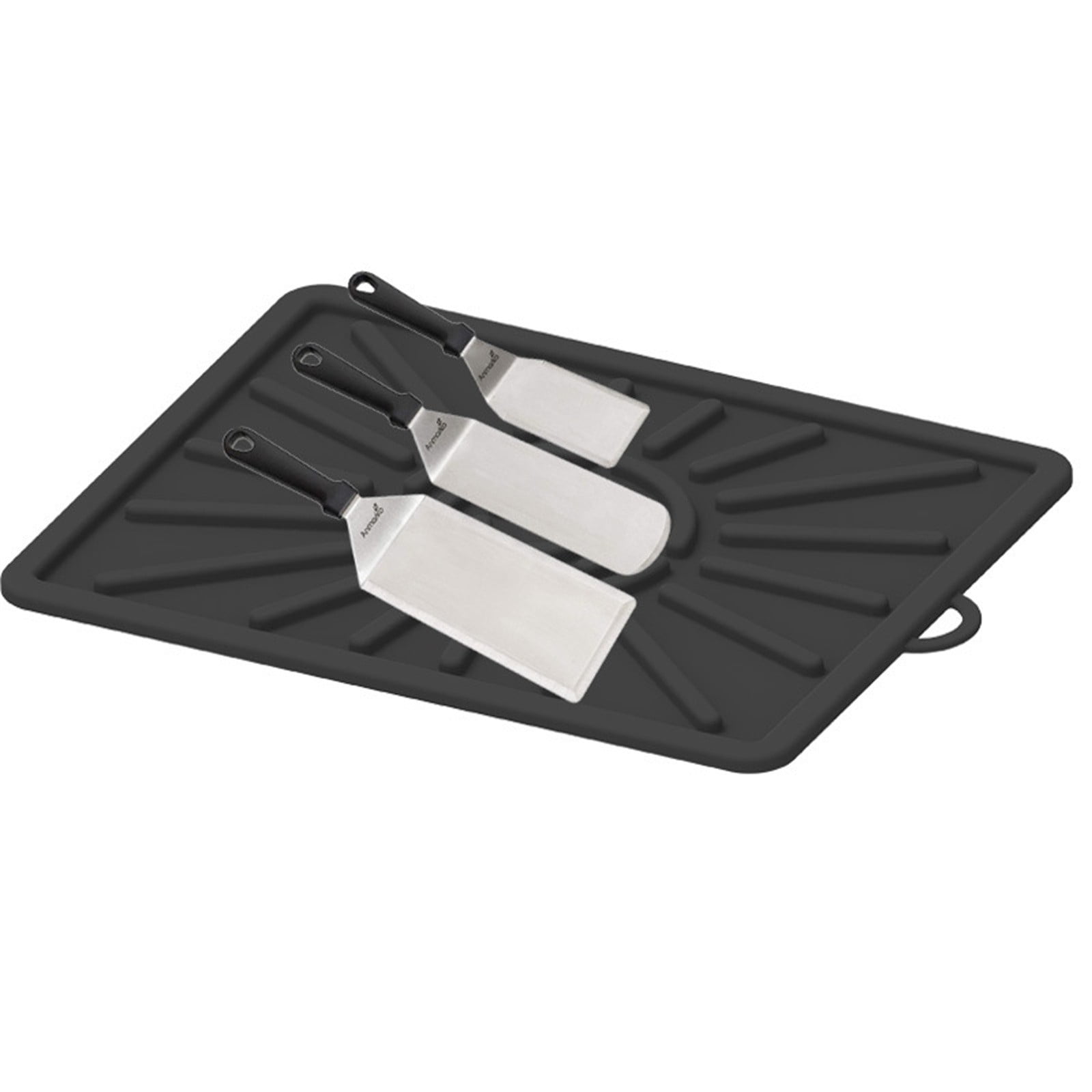 Barbecue Matts For Grilling Silicone Griddle Side Shelf Mats Griddles