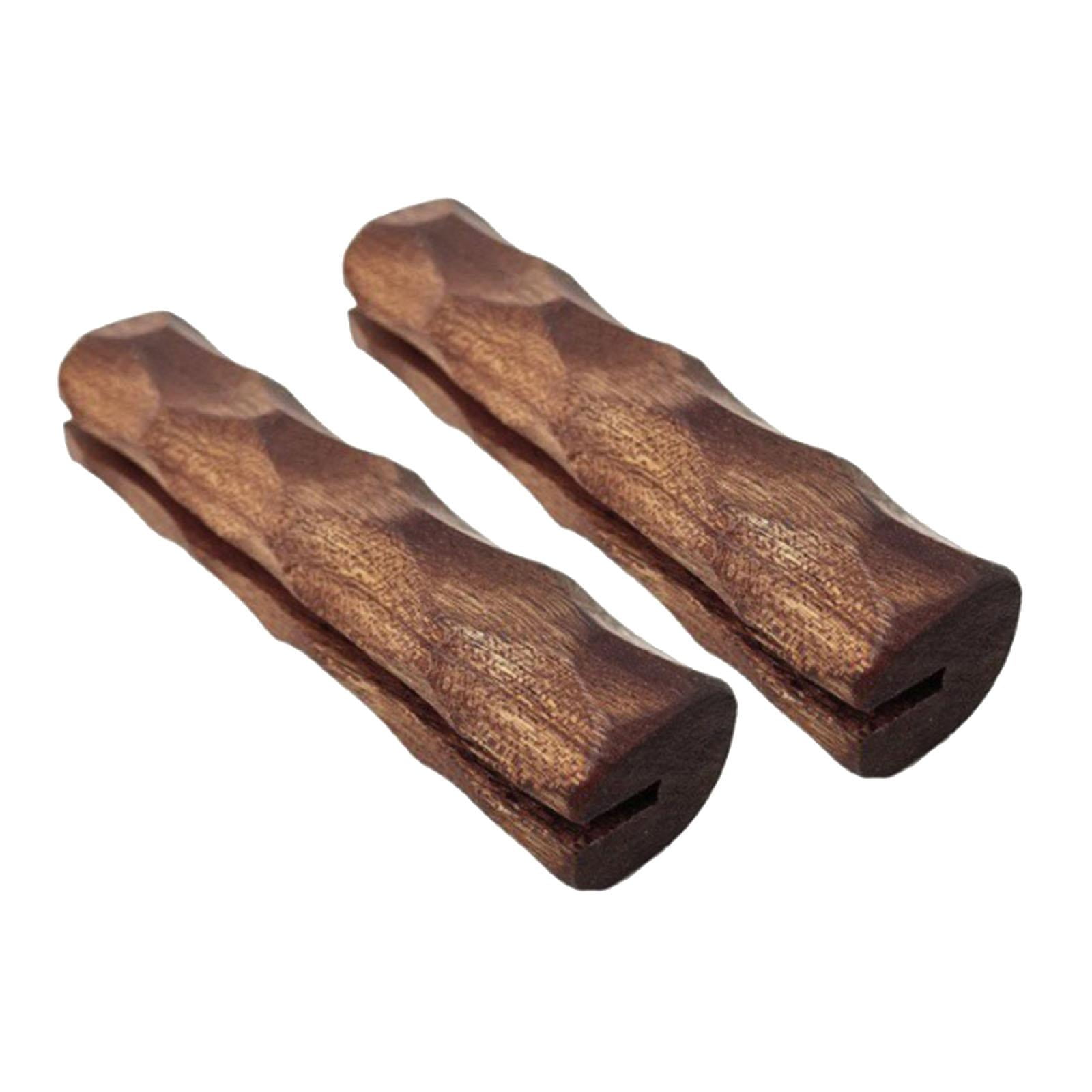 Barbecue Pan Handles Anti Scalding Wooden Handle Heat Resistant Durable