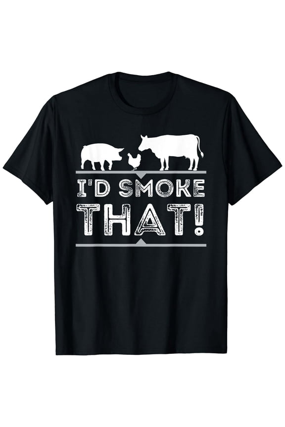 Barbecue Pitmaster Graphic T-Shirt, Funny Grilling Smoker Theme, Soft Cotton Crewneck