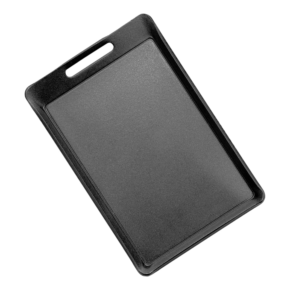 Barbecue Plate Metal Serving Platter Cast Iron Searing Pan Stainless