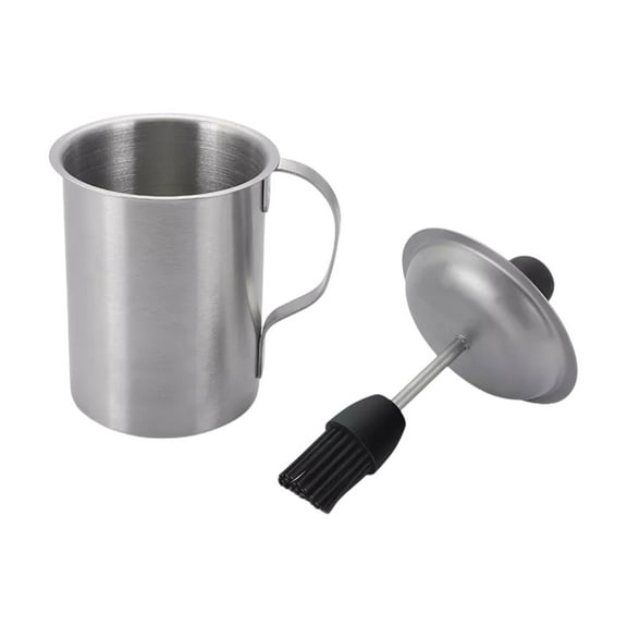 Barbecue Sauce Dispenser Bottle With Attached Silicone Brush Home Basting Tool