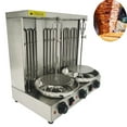 thumbnail image 1 of Barbecue Shawarma Machine Oven Three-head electrothermal Kebab Gyro Grill Machine, 1 of 10