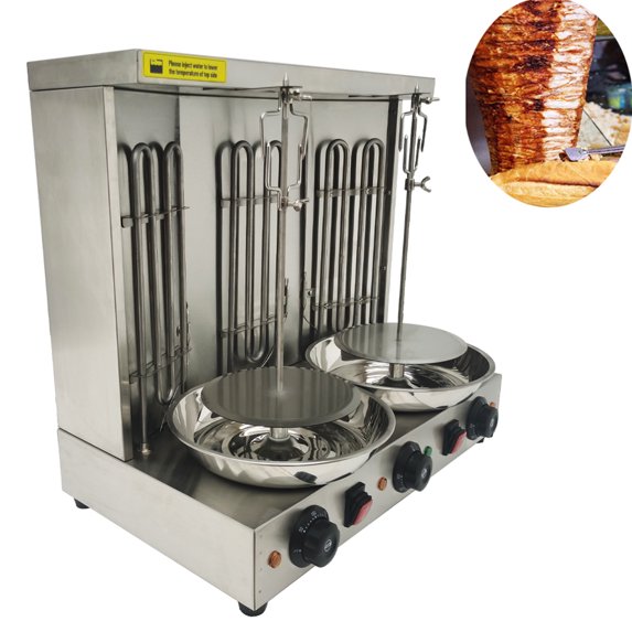 Barbecue Shawarma Machine Oven Three-head electrothermal Kebab Gyro Grill Machine
