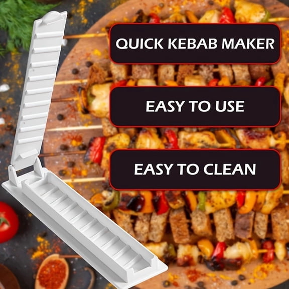 Barbecue Skewer Mold, BBQ Tool & Addition, Beef & Vegetable Skewer Maker, Outdoor Camping Picnic Hiking Cookware, Kitchen Gadget
