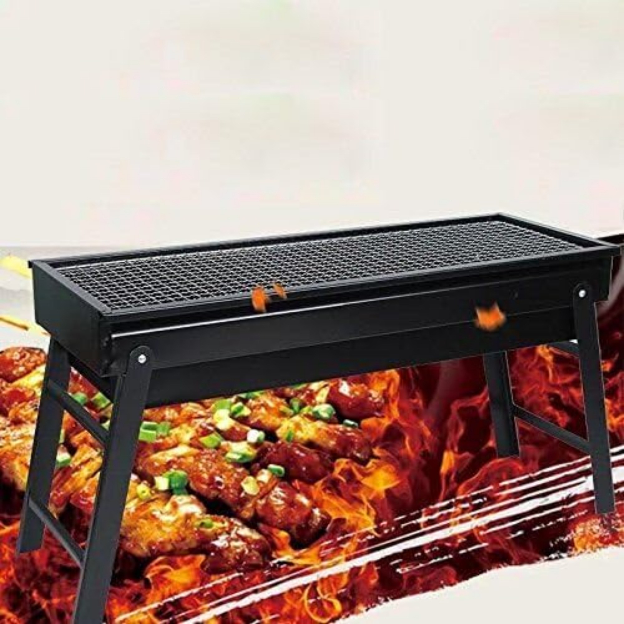 Barbecue Stove Portable Foldable Outdoor Grill Charcoal BBQ Grill Patio