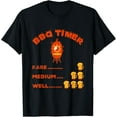 Barbecue Timer Grill Beer Drinker BBQ Grilled Smoked Meat TShirt