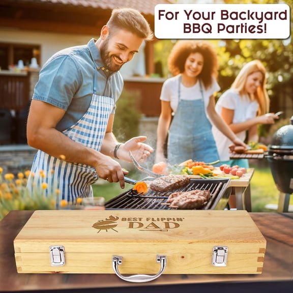 Barbecue Tool Set - Best Flipping Dad