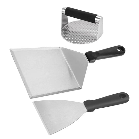 Barbecue Tool Set with Hamburger Patty Maker, Grill Accessories, Burger Press, Meat Pie Press for Outdoor Grilling