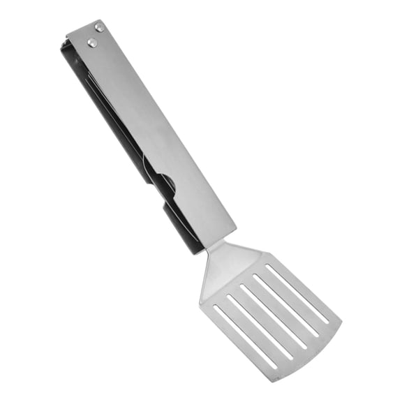 Barbecue for Outdoor Kitchen - Stainless Steel 3-Function Grilling Tool with Folding Portable Design for Frying Pan and Spatula