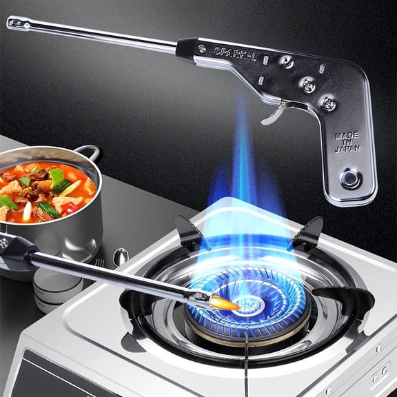 Barbecue igniter, Piezo Igniter, All-Metal Battery-Free Pulse igniter, Kitchen Camping Barbecue piezoelectric Lighter