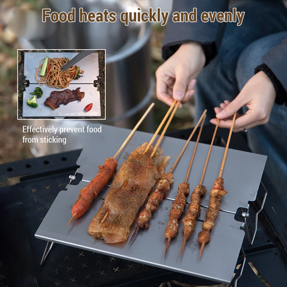 Barbecue table,Table Picnic Bbq Campfire Ti Barbecue Table - Walmart.com