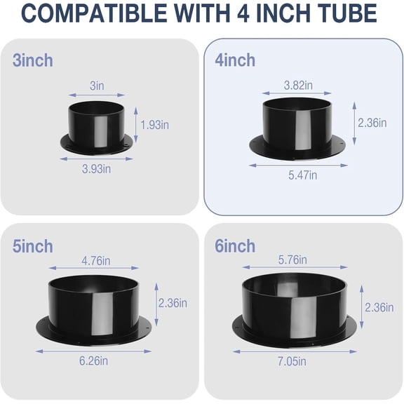 Barbed Tee Irrigation Fittings 1/2 Inch to 1/4 Inch Drip-proof Fitting for Irrigation Pipe (1/2'' ID x 0.60''-0.63'' OD) 6-Way-20 PCS