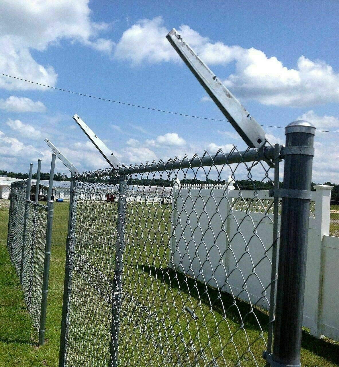 bare wire fence