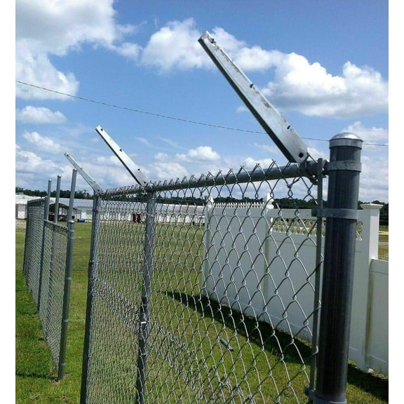 Barbed Wire Barbwire Extension Chain Link Fence -Set 2 Size 1-3/8