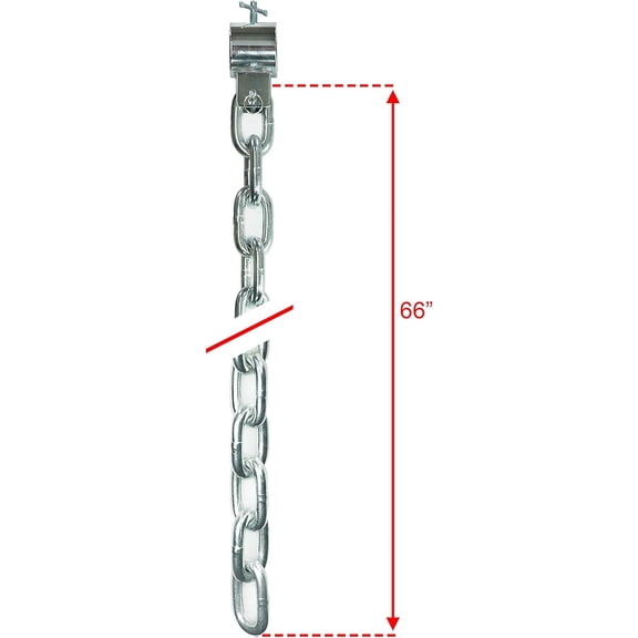 Barbell Chains 53 lb Pair for Strength Training, Weighted Chains for Workout, Press and Squat Variable Resistance Equipment