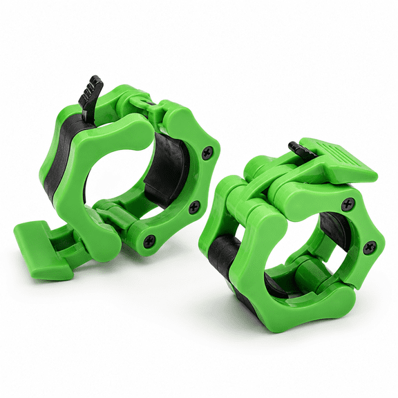 Barbell Clamps 2 inch,Heavy Duty Exercise Collars 2" Quick Release Pair of Locking Pro Olympic Weight Bar Plate Locks Collar Clips for Workout Weightlifting Fitness Training