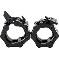 Barbell Clamps 2 inch,Heavy Duty Exercise Collars 2" Quick Release Pair of Locking Pro Olympic Weight Bar Plate Locks Collar Clips for Workout Weightlifting Fitness Training (Black£©