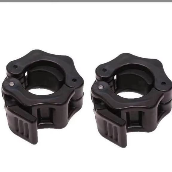 Barbell Clamps Swivel Lock Bar Collars Weightlifting Clips Bar Key Lock Bar Buckle 1 Pair 25 mm