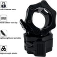 thumbnail image 1 of Barbell Clips, Quick Release 1 inch & 2 inch Barbell Clamps for Weightlifting, Non Slip Locking Weight Clips, Barbell Collar for Olympic Lifts and Strength Training, 1 of 4