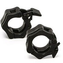 Barbell Collars,Quick Release Non-slip Barbell Clamp Collars for 2-Inch Diameter Size Olympic Bars Pro Crossfit Exercise & Weight Training (2pcs/ A pair)