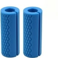 thumbnail image 1 of Barbell Grips - Thick Dumbbell Grips Arm Blaster Adapter with High-Density Silicone Rubber, Bar Grips for Weightlifting Muscle Growth Rapidly and Hands Stress Relieve,Blue, 1 of 7
